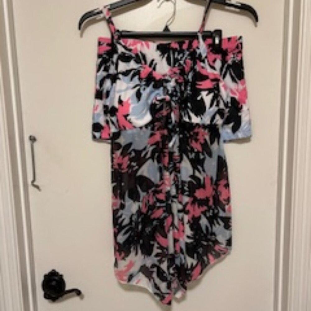 FINWALO Pink & Black Tankini XL